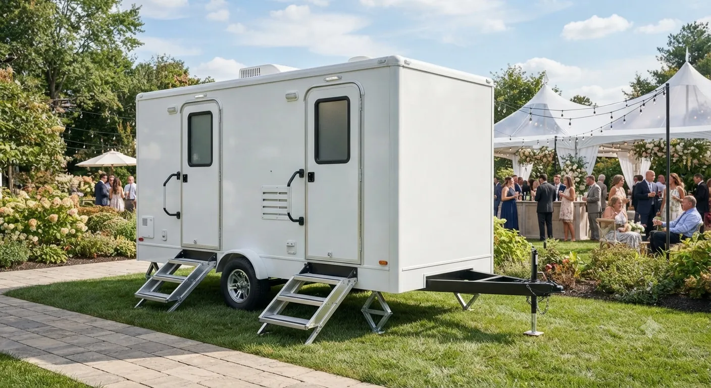 2 Stall Restroom Trailer in Kansas City, MO